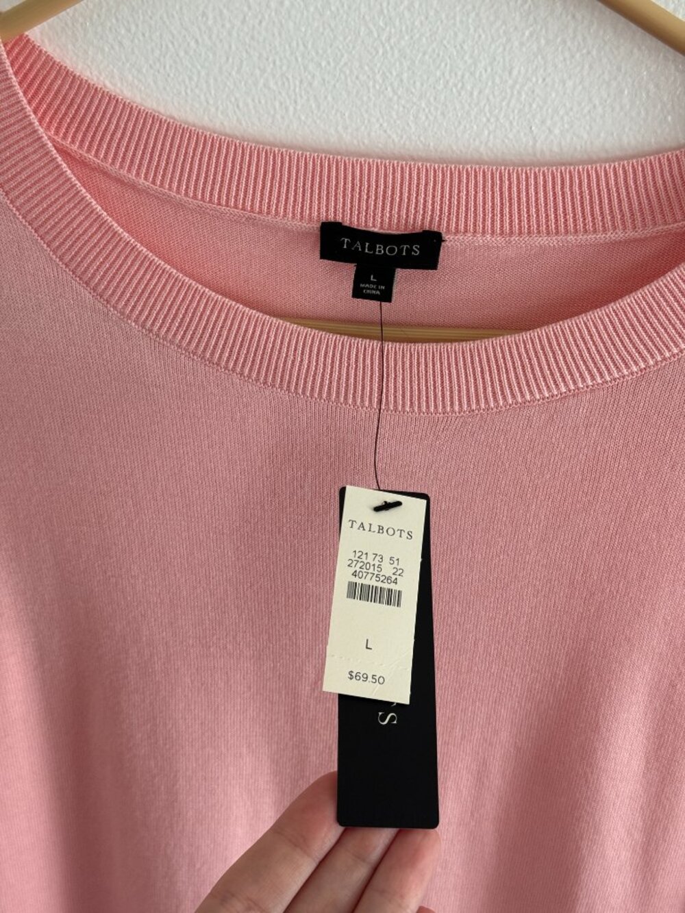 Talbots Crewneck Sweater Large NWT - Picture 4 of 9